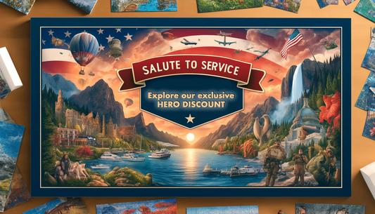 Salute to Service: Our exclusive HERO discount for first responders on our travel-themed adventure jigsaw puzzles