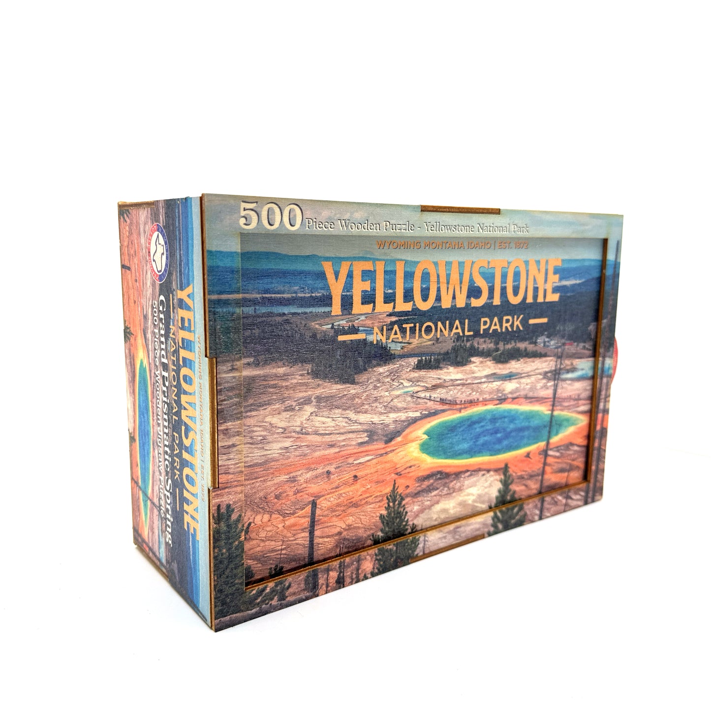Yellowstone, Grand Prismatic Spring National Park Vintage Poster Puzzle