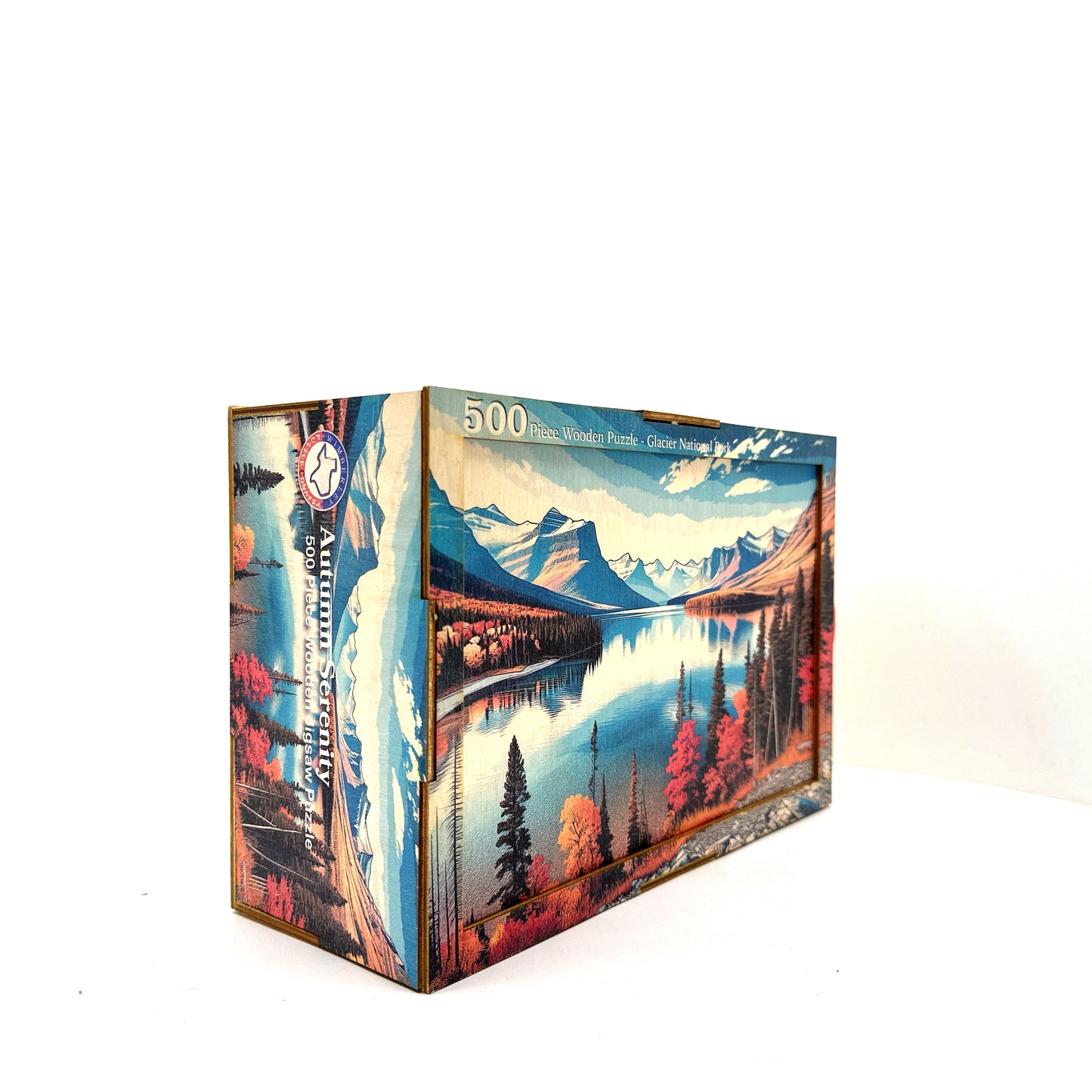 Autumn Serenity: Glacier National Park | National Park Puzzle | 250, 500, 1000 Pieces
