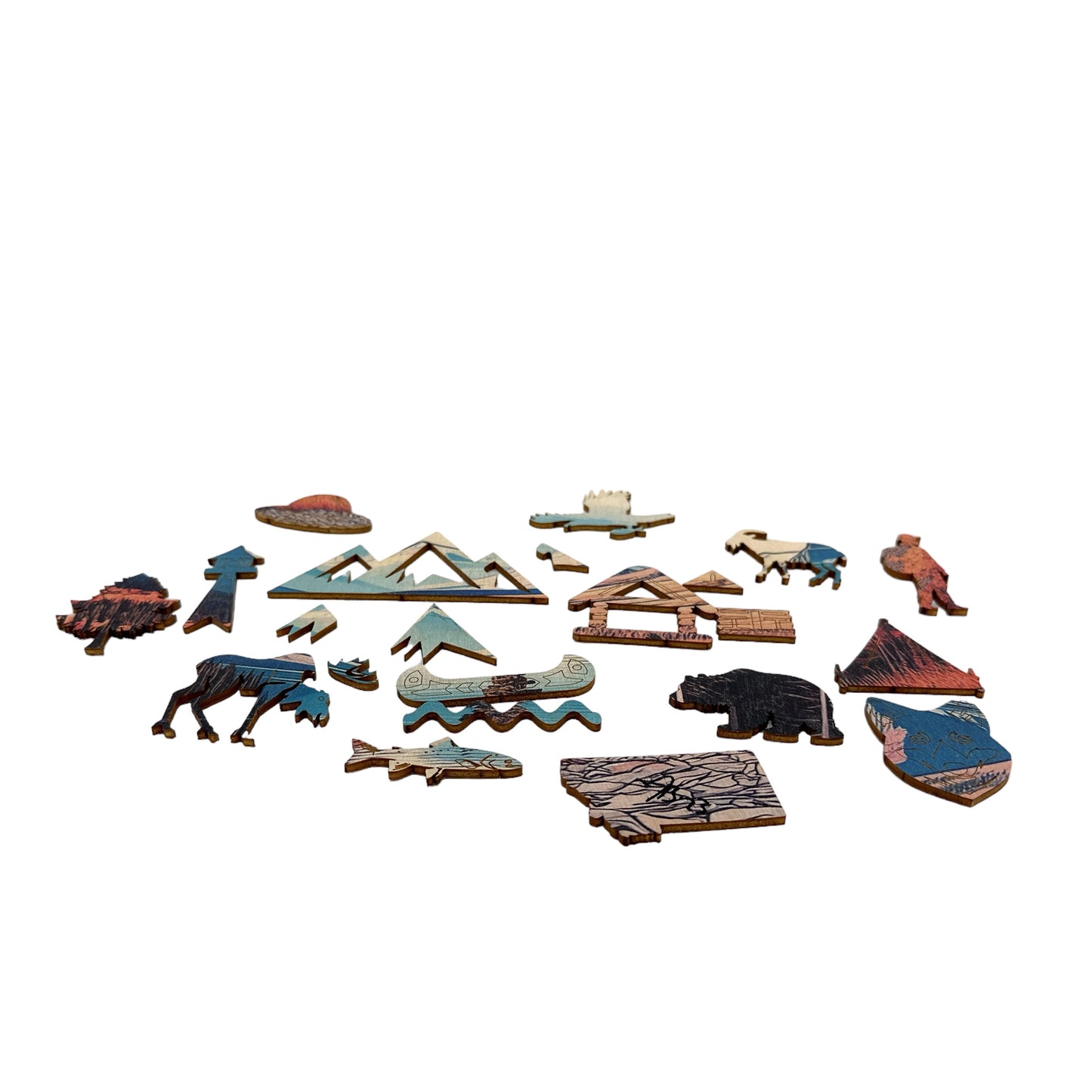 Autumn Serenity: Glacier National Park | National Park Puzzle | 250, 500, 1000 Pieces