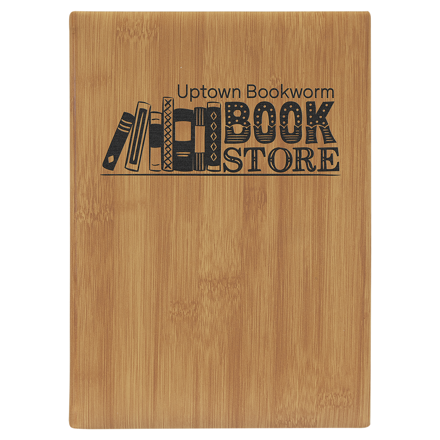 Personalized Bamboo Leather Journal with Lined Paper