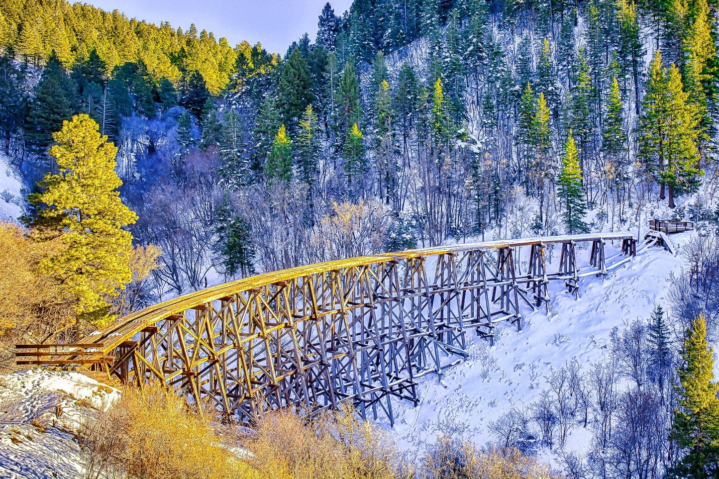 Cloudcroft, Mexican Canyon Trestle | New Mexico Puzzle | 250, 500, 1000 Pieces