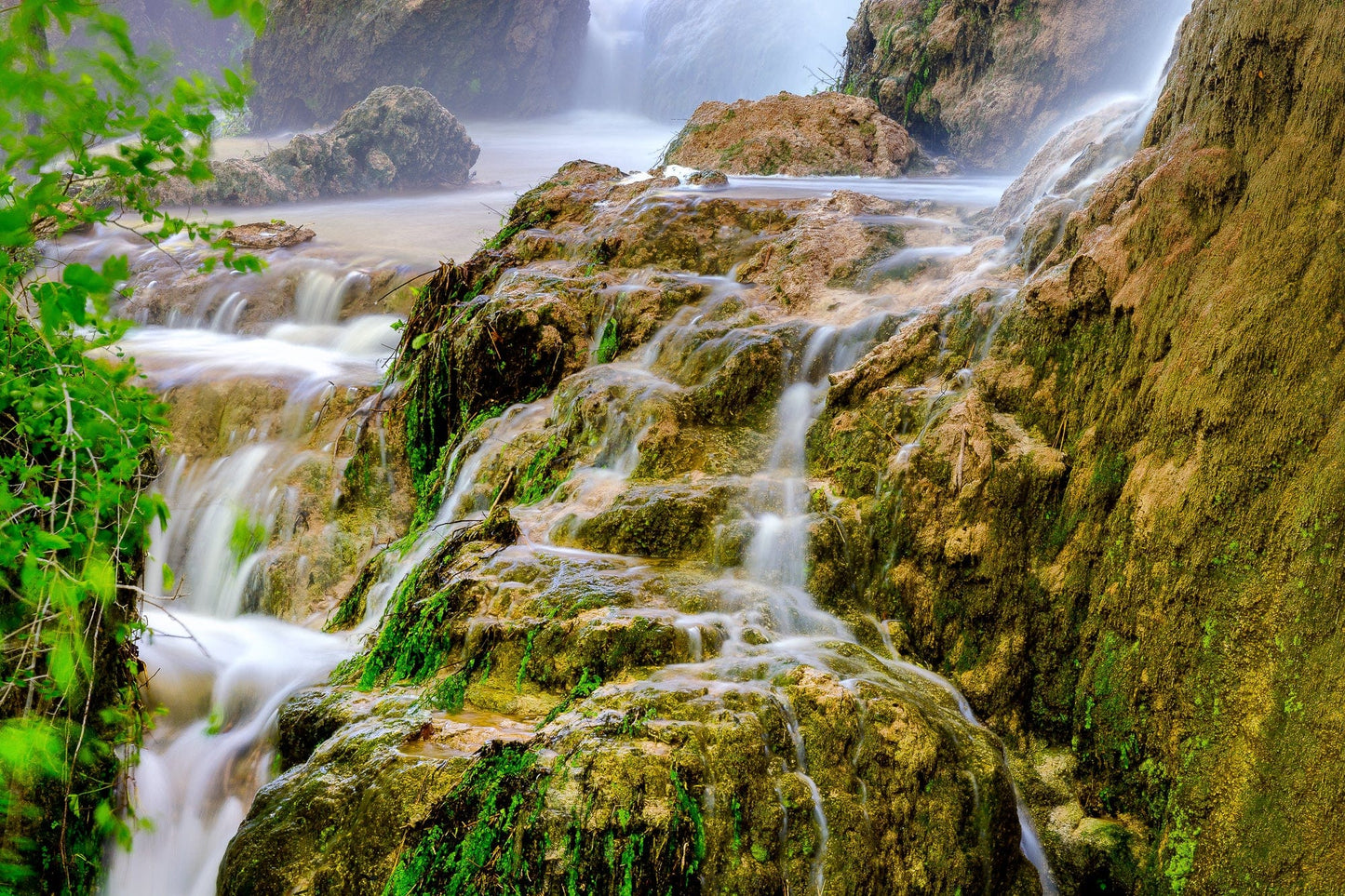 Gorman Falls - Calm | Waterfall Puzzle | 250, 500, 1000 Pieces