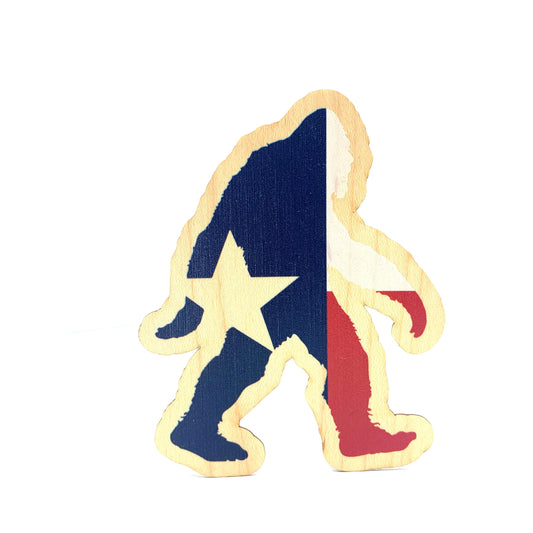 Wimberley Puzzle Company Bigfoot Texsquatch Wood Sticker