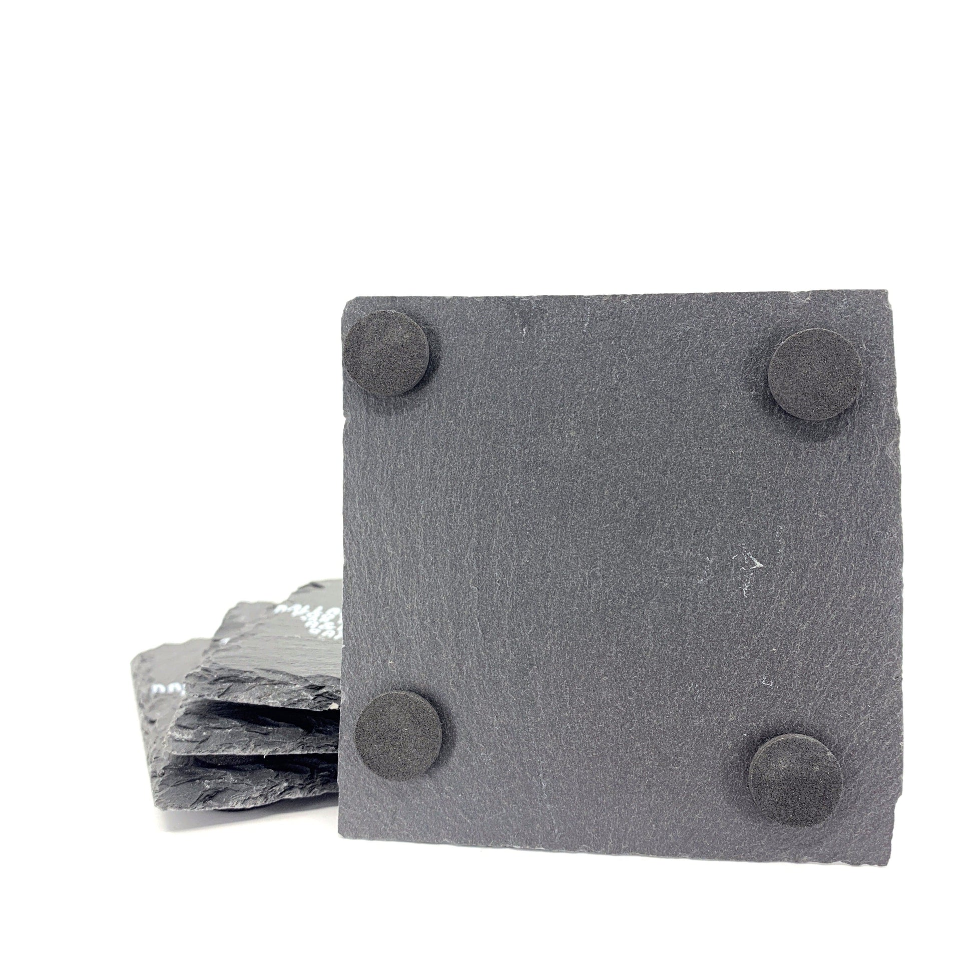 Wimberley Puzzle Company Coasters Texas Word Art Black Slate Coaster Set