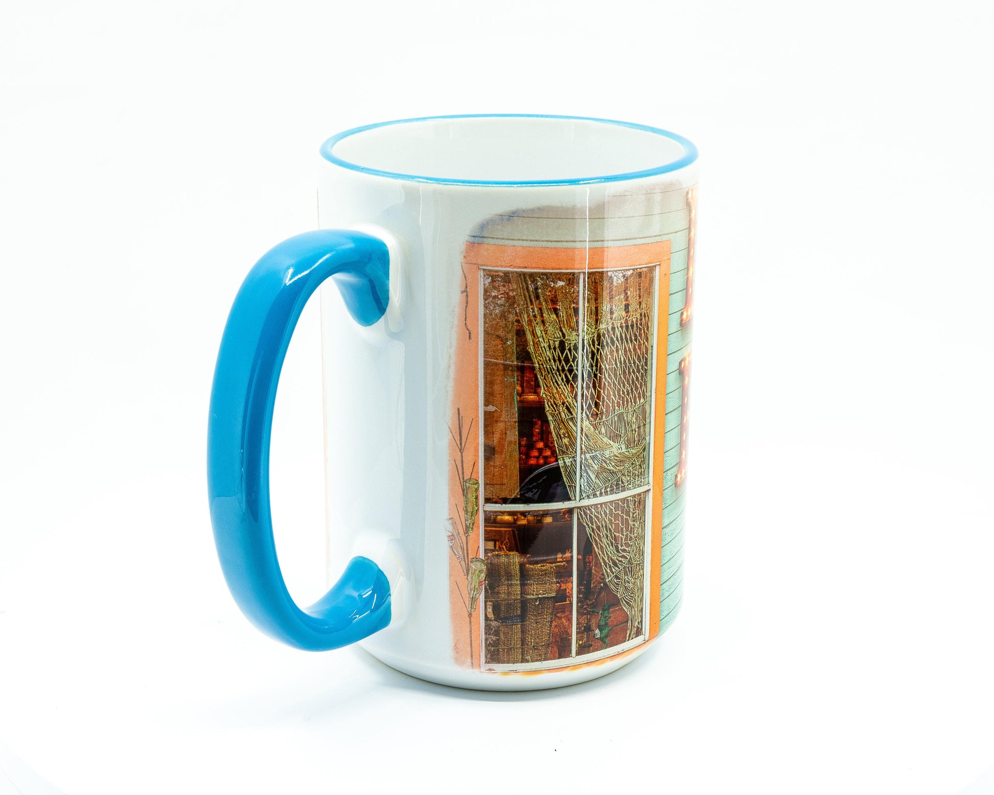 Wimberley Puzzle Company Coffee Mug Love Home Texas Mug - 15 oz. Ceramic Coffee Cup