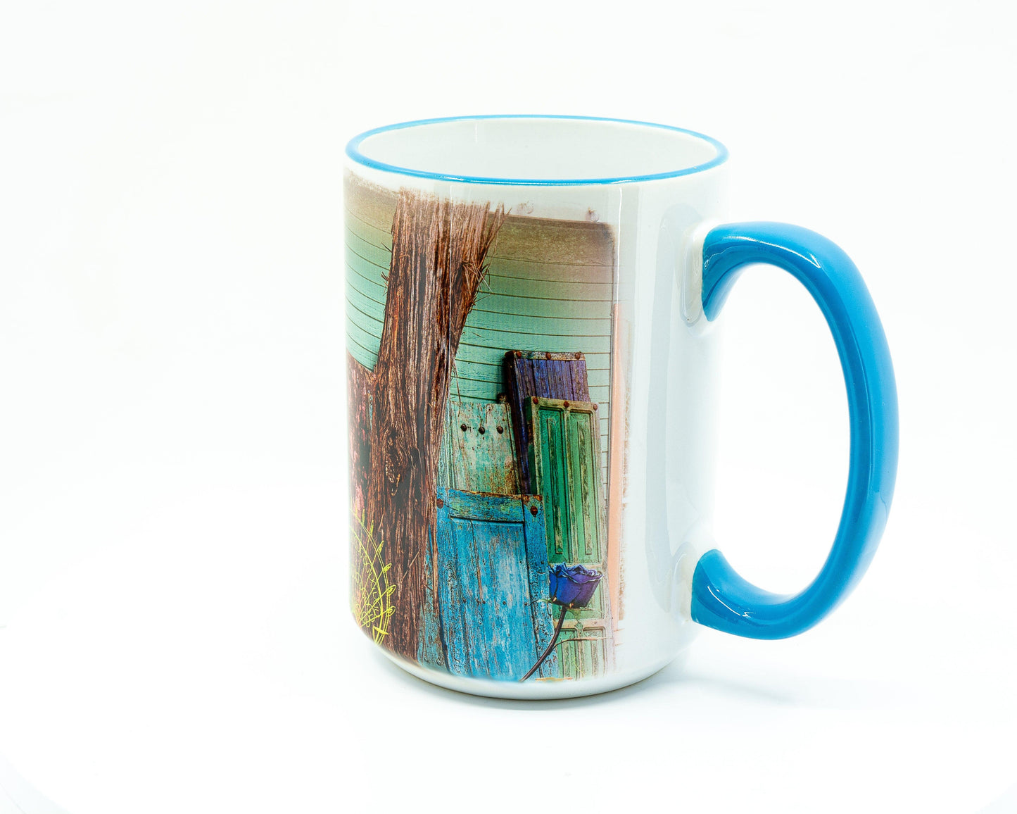 Wimberley Puzzle Company Coffee Mug Love Home Texas Mug - 15 oz. Ceramic Coffee Cup