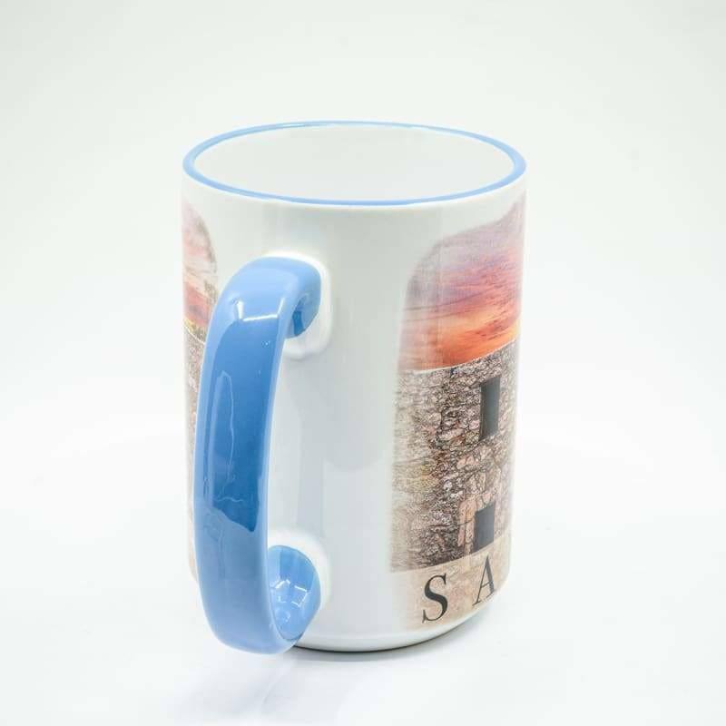 Remember the Alamo, San Antonio Coffee Mug - 15 oz. Ceramic Coffee Cup | Wimberley Puzzle Company