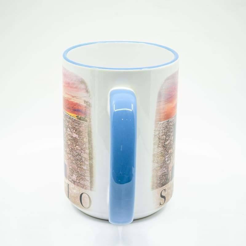 Remember the Alamo, San Antonio Coffee Mug - 15 oz. Ceramic Coffee Cup | Wimberley Puzzle Company