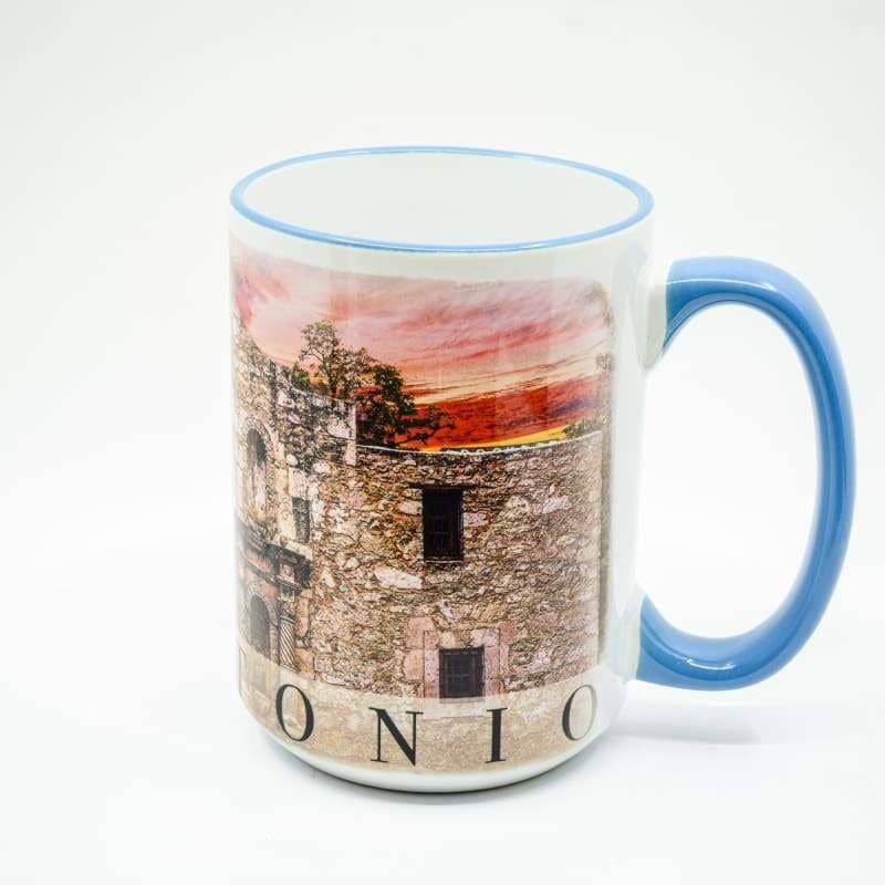 Wimberley Puzzle Company Coffee Mug Remember the Alamo, San Antonio Coffee Mug - 15 oz. Ceramic Coffee Cup