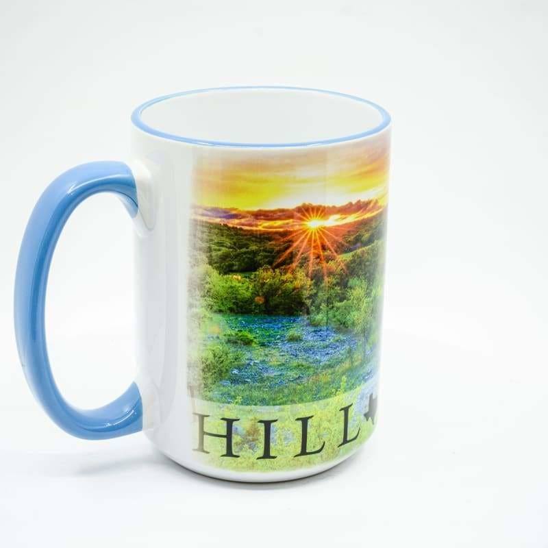 Texas Hill Country Coffee Mug - 15 oz. Ceramic Coffee Cup | Wimberley Puzzle Company