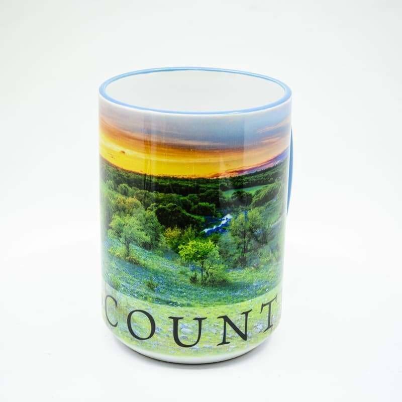 Wimberley Puzzle Company Coffee Mug Texas Hill Country Coffee Mug - 15 oz. Ceramic Coffee Cup