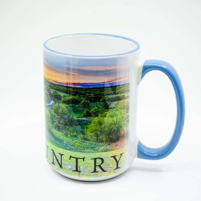 Wimberley Puzzle Company Coffee Mug Texas Hill Country Coffee Mug - 15 oz. Ceramic Coffee Cup
