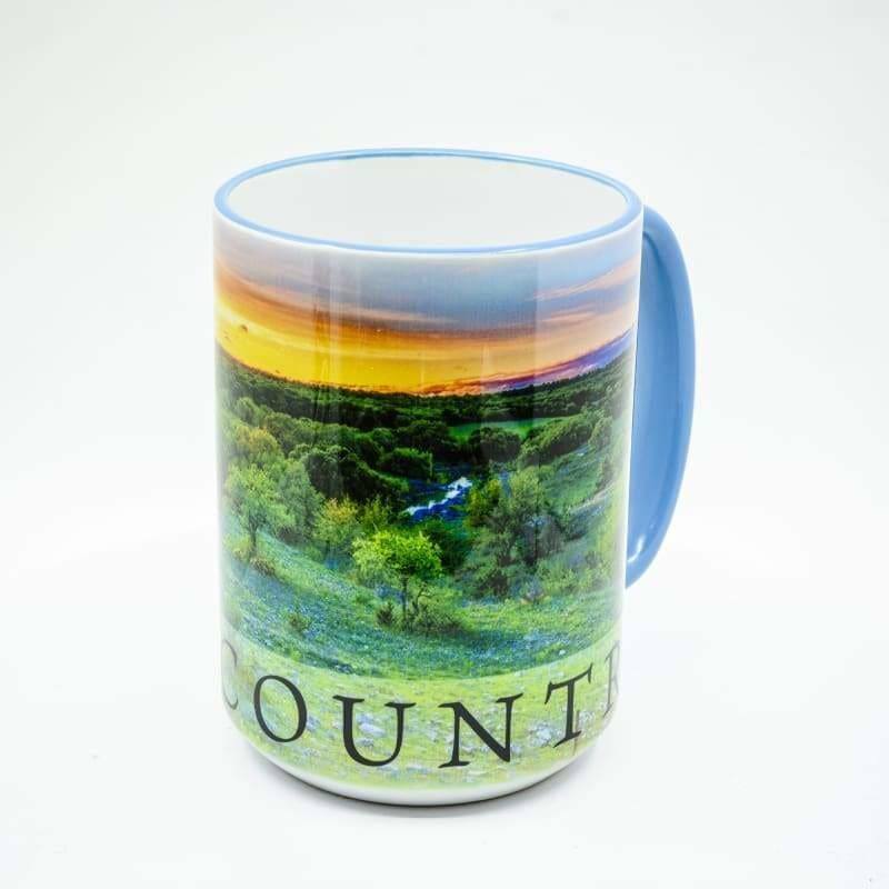 Wimberley Puzzle Company Coffee Mug Texas Hill Country Coffee Mug - 15 oz. Ceramic Coffee Cup