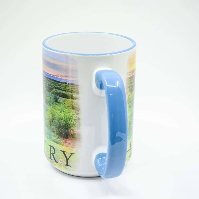 Wimberley Puzzle Company Coffee Mug Texas Hill Country Coffee Mug - 15 oz. Ceramic Coffee Cup