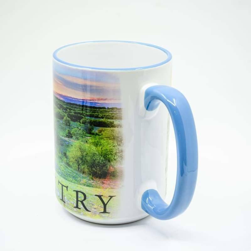 Wimberley Puzzle Company Coffee Mug Texas Hill Country Coffee Mug - 15 oz. Ceramic Coffee Cup