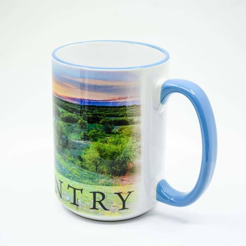 Wimberley Puzzle Company Coffee Mug Texas Hill Country Coffee Mug - 15 oz. Ceramic Coffee Cup