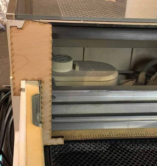 Wimberley Puzzle Company JB's Glowforge Laser Keep Cool Lid Risers