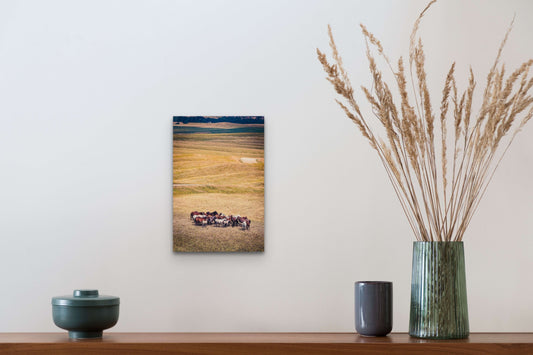 Wimberley Puzzle Company Posters, Prints, & Visual Artwork 10x15" Circle the Wagons, South Dakota Wooden Art and Postcards