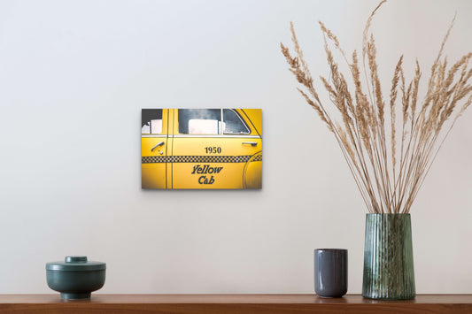 Wimberley Puzzle Company Posters, Prints, & Visual Artwork 10x15" Classic Yellow Cab, Route 66 Wooden Art and Postcards