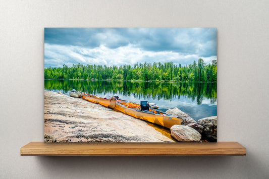 Wimberley Puzzle Company Posters, Prints, & Visual Artwork 16x24" Boundary Waters Voyageurs, Minnesota Wooden Art and Postcards