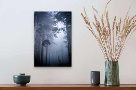 Wimberley Puzzle Company Posters, Prints, & Visual Artwork 16x24" Foggy Forest, Oregon Wood Art and Postcards