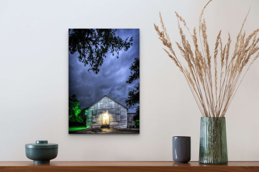 Wimberley Puzzle Company Posters, Prints, & Visual Artwork Fischer Hall, Texas Wooden Art and Postcards