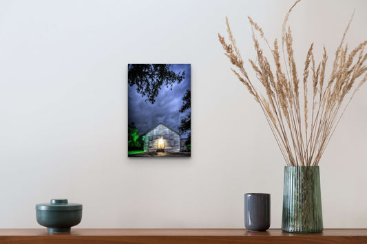 Wimberley Puzzle Company Posters, Prints, & Visual Artwork Fischer Hall, Texas Wooden Art and Postcards