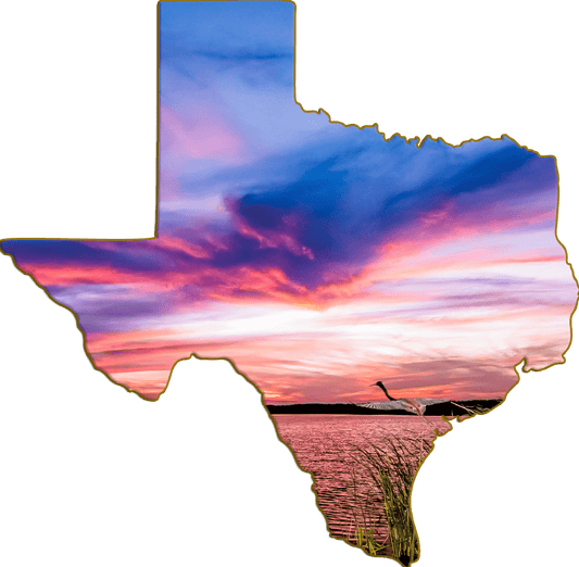 Wimberley Puzzle Company Refrigerator Magnets Tricolor Heron | Texas-Shaped Magnet