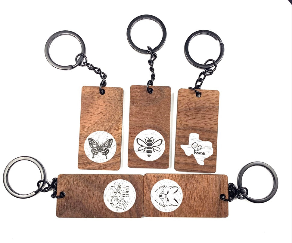 Wood Keychains