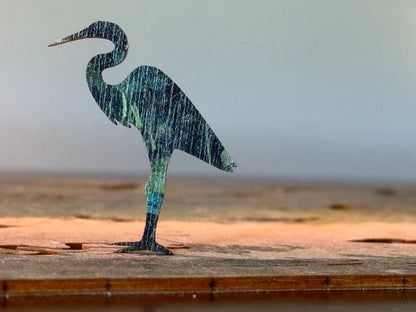 Brazos Bend Heron Hunt | Brazos Bend State Park Puzzle | 130- 1000 Pieces Wooden Puzzle