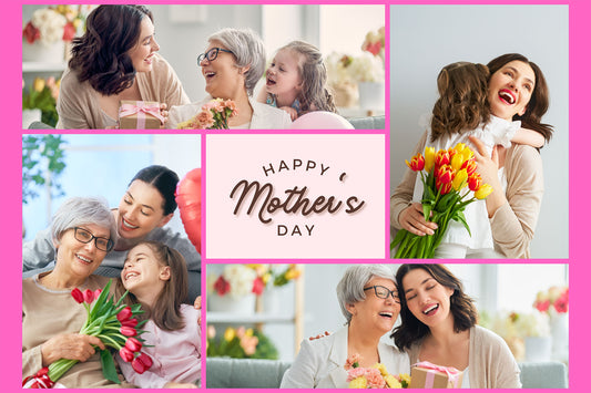 Happy Mother's Day Collage Customizable Jigsaw Puzzle
