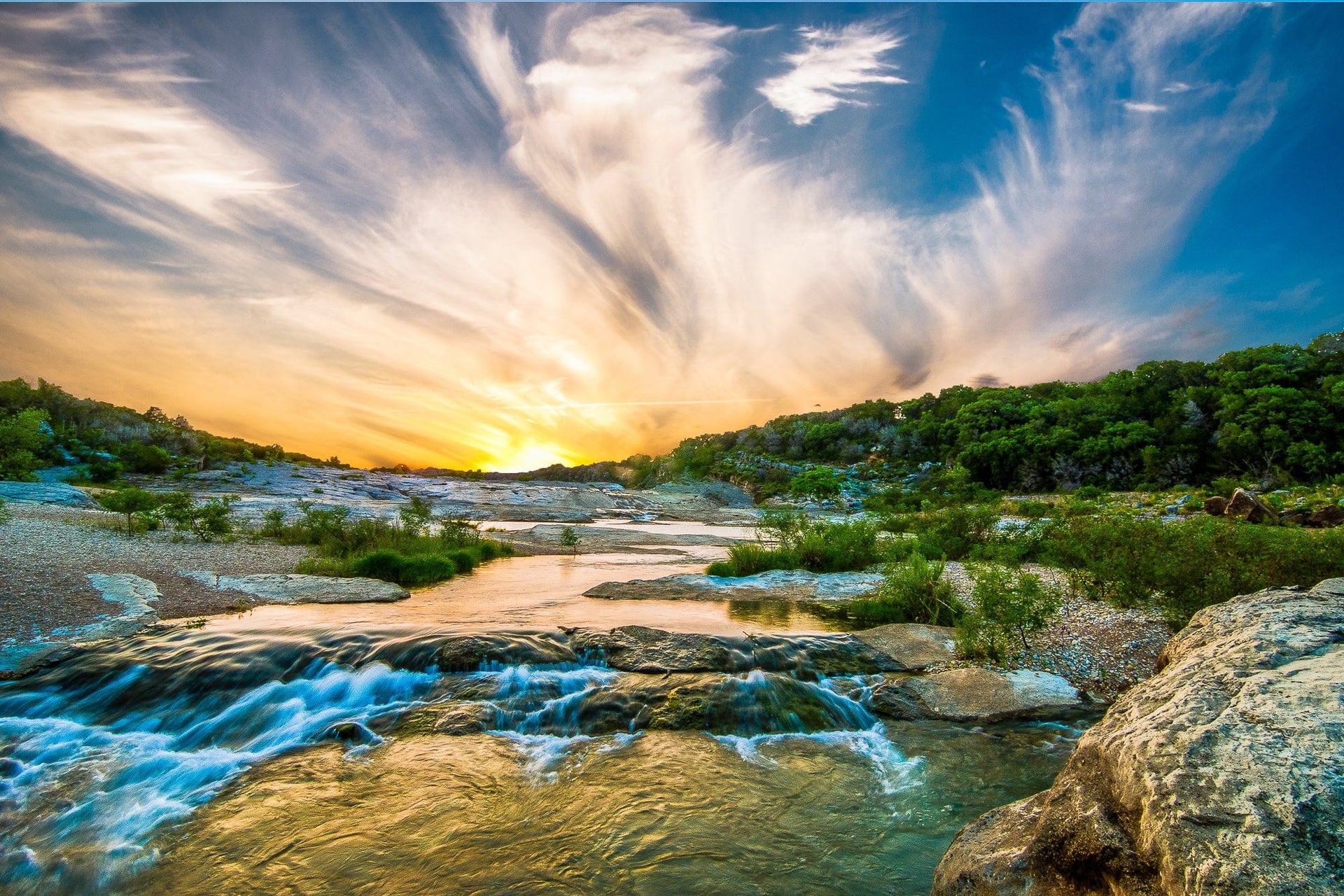 Pedernales Falls Puzzle: 250-1000 Pieces by Wimberley