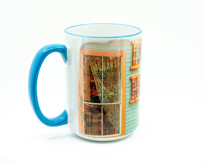 Wimberley Puzzle Company Coffee Mug Love Home Texas Mug - 15 oz. Ceramic Coffee Cup