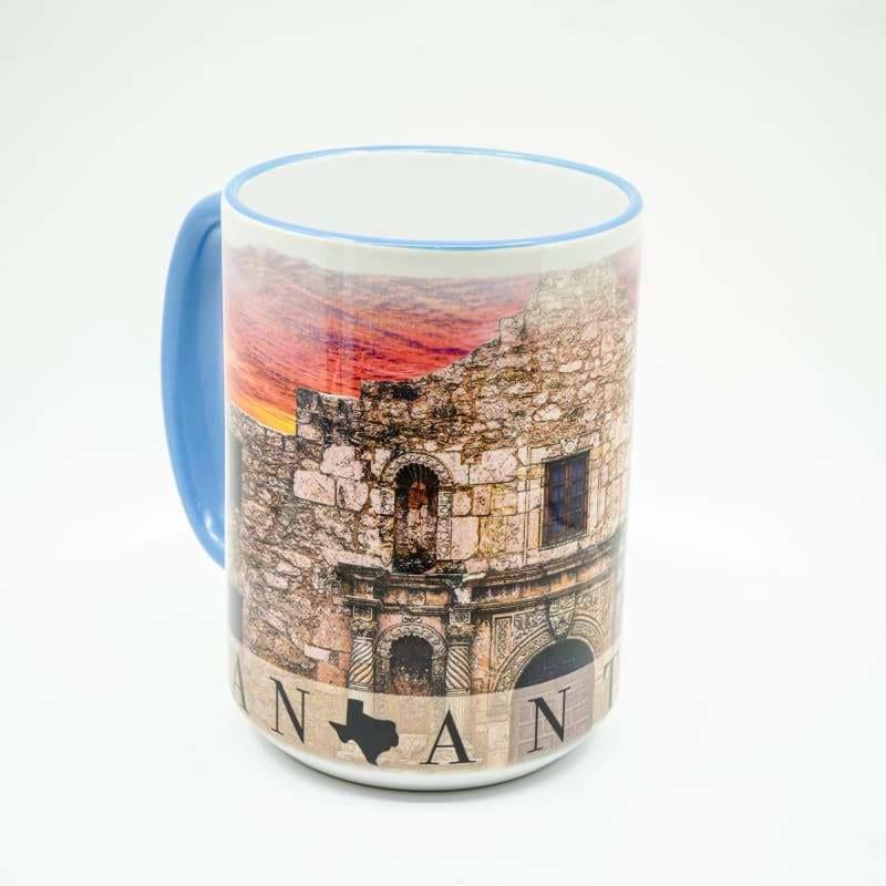 Wimberley Puzzle Company Coffee Mug Remember the Alamo, San Antonio Coffee Mug - 15 oz. Ceramic Coffee Cup