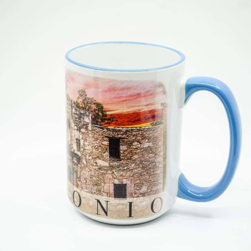Wimberley Puzzle Company Coffee Mug Remember the Alamo, San Antonio Coffee Mug - 15 oz. Ceramic Coffee Cup