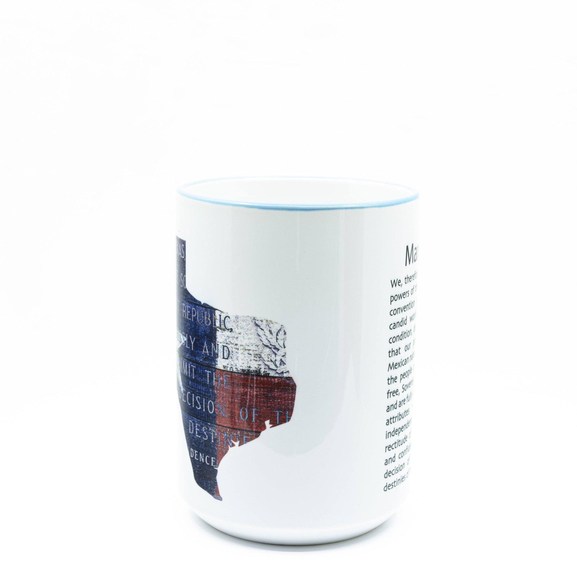 Wimberley Puzzle Company Coffee Mug Texas Independence Ceramic Coffee Mug