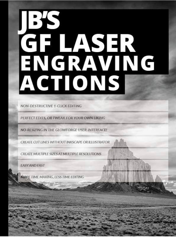 JB's Laser Photo Engraving Actions for Photoshop | Wimberley Puzzle Company