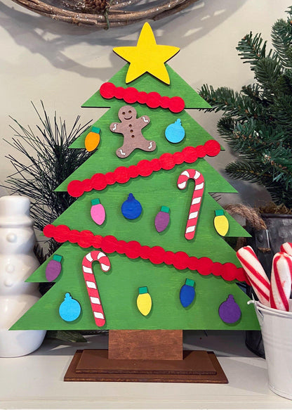 JustDIY Christmas Tree Craft Kit for Kids | Wimberley Puzzle Company