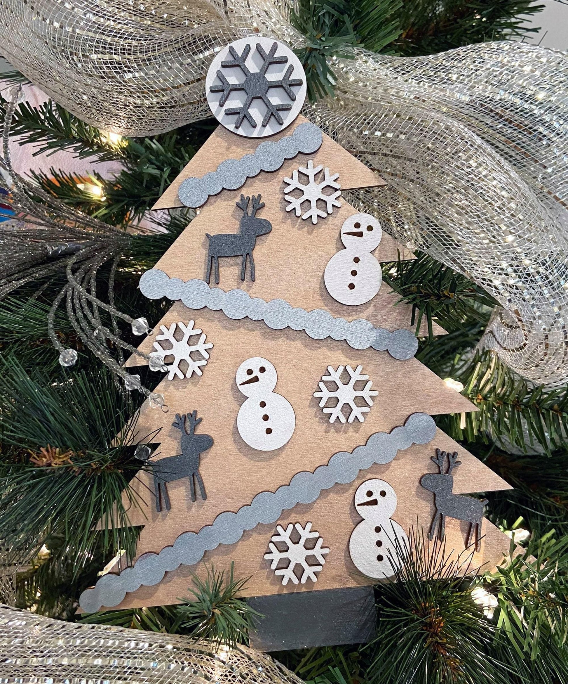 Wimberley Puzzle Company DIY Crafts JustDIY Christmas Tree Craft Kit for Kids