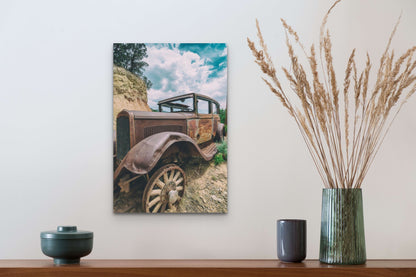Wimberley Puzzle Company Posters, Prints, & Visual Artwork 16x24" Vintage Ford Model A, Wooden Art and Postcards