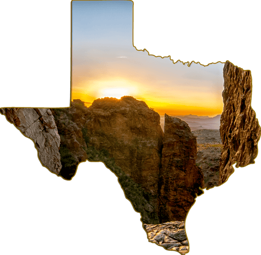 Wimberley Puzzle Company Refrigerator Magnets Big Bend, The Window Trail | Texas Shaped Magnet