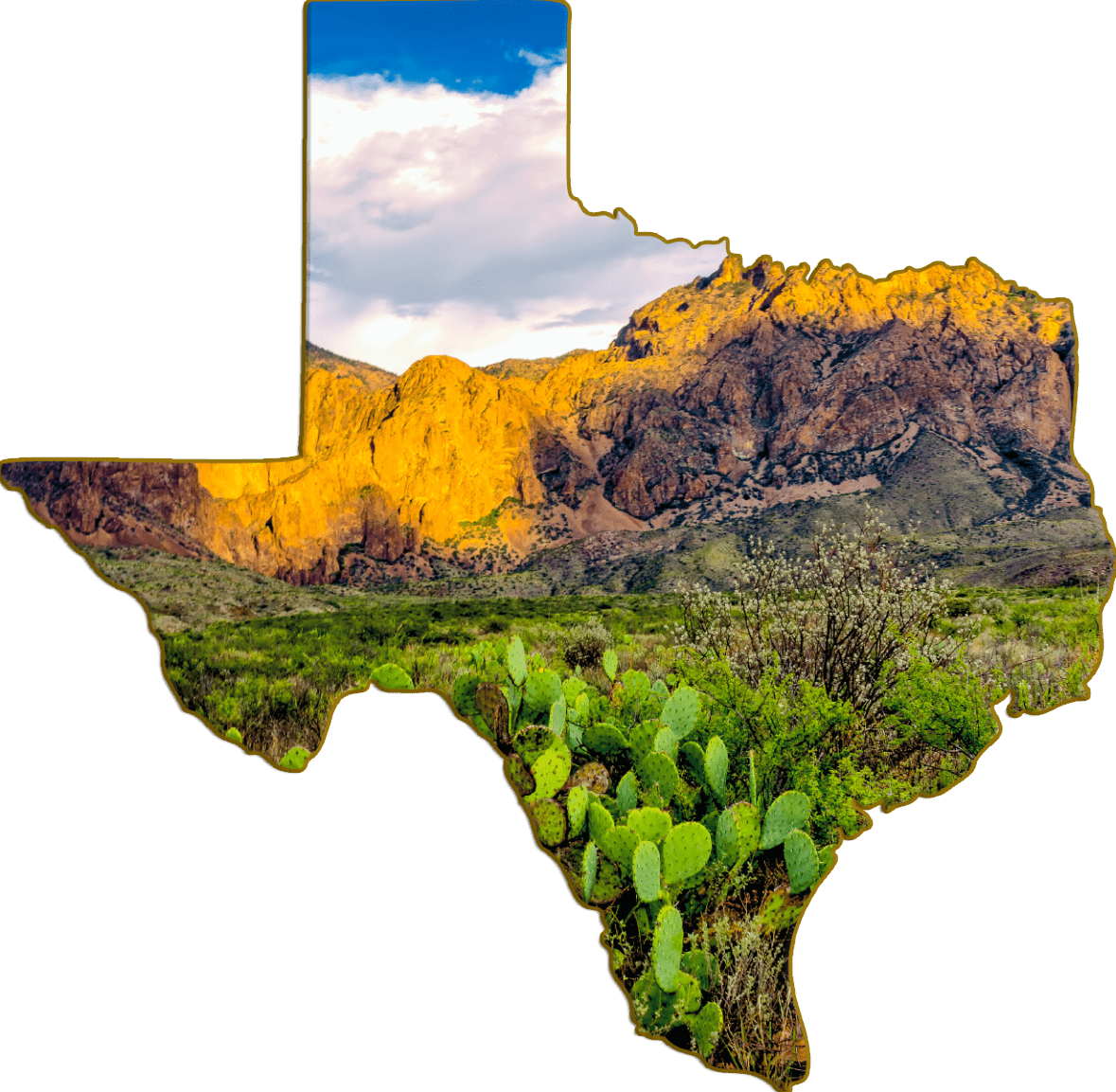 Wimberley Puzzle Company Refrigerator Magnets Quintessential Big Bend | Texas Shaped Magnet