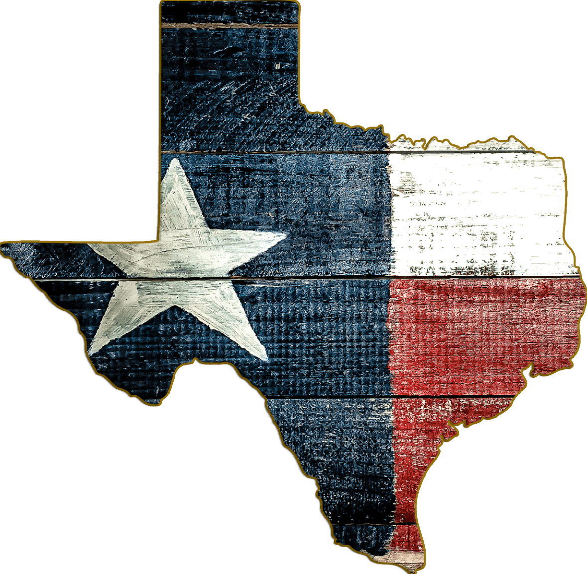 Wimberley Puzzle Company Refrigerator Magnets Texas State Flag | Texas-Shaped Wooden Magnet