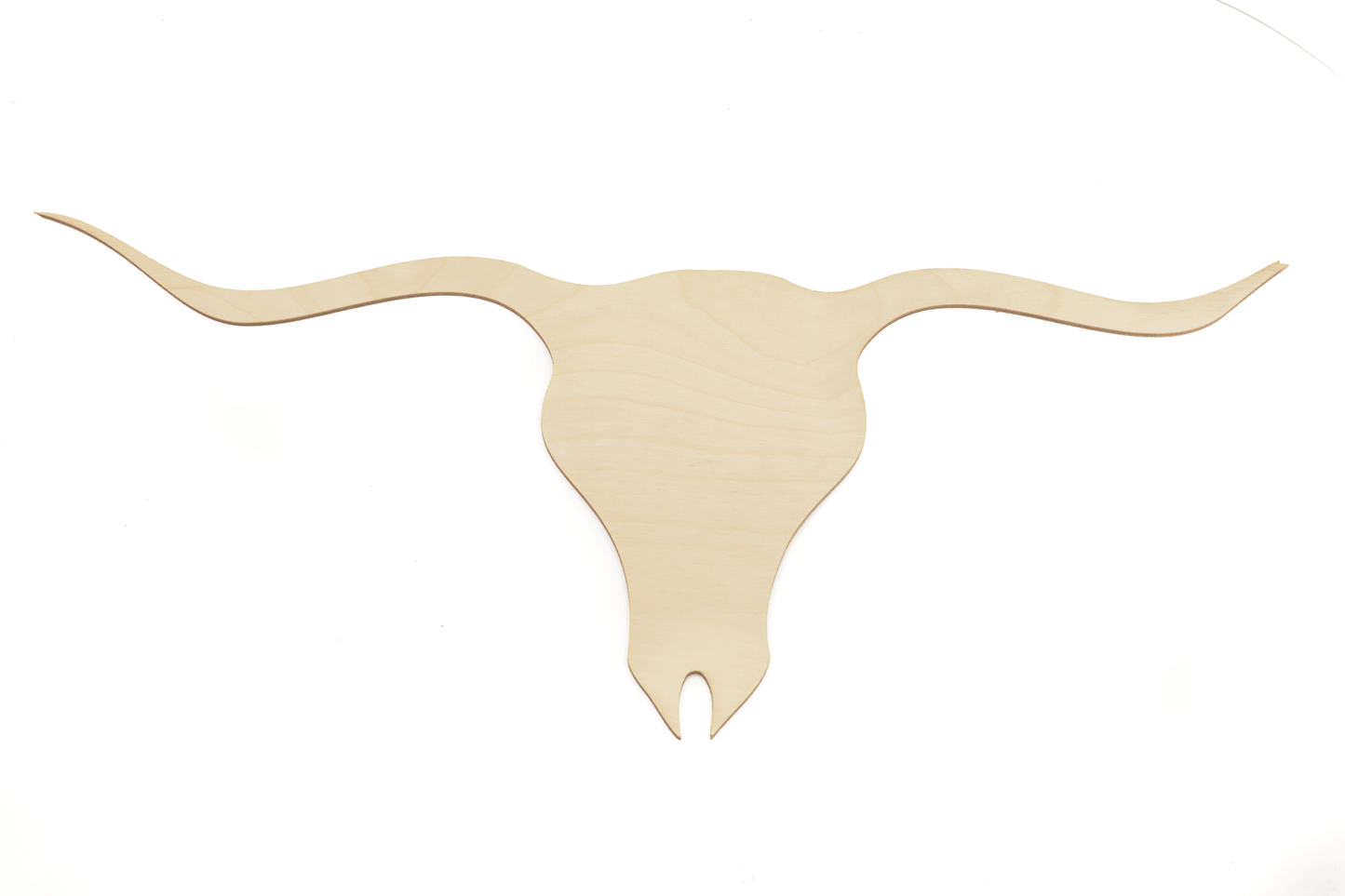 Wooden Longhorn Cow Horn Cutout | Wimberley Puzzle Company